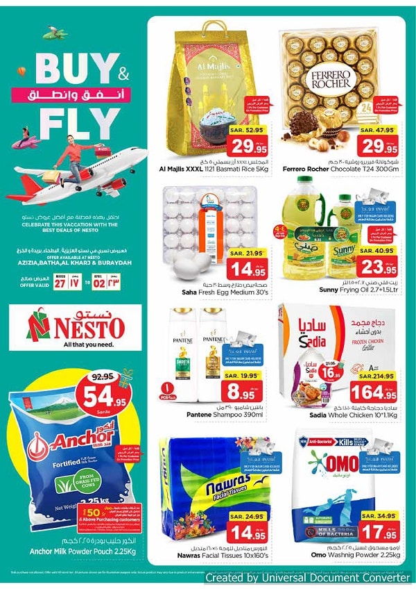 Nesto Central Province Buy & Fly offer